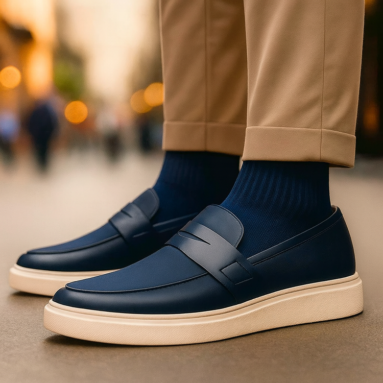 Zidan – Komfortable Loaferen i Skinn