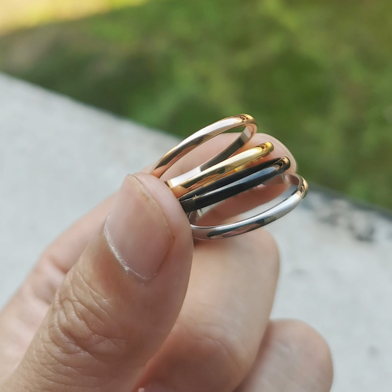 PureHalo – Antiallergiske Dlatte og Enkle Ringer