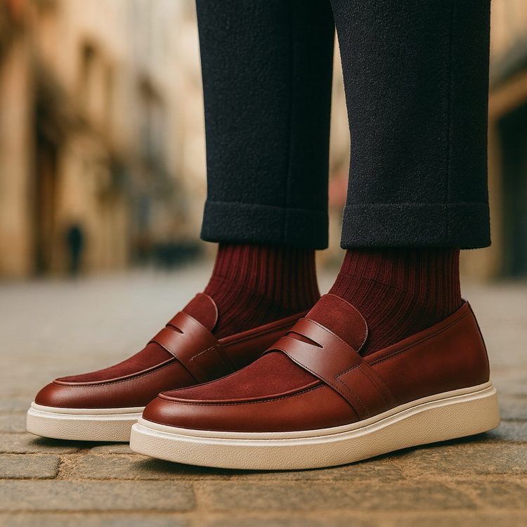 Zidan – Komfortable Loaferen i Skinn