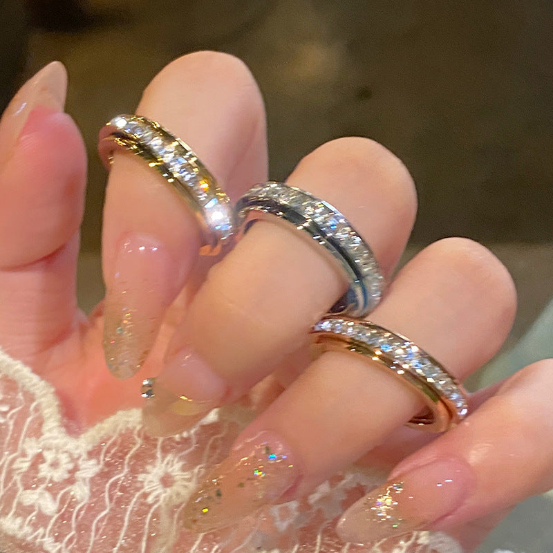 Nubia - Luksuriøs Roterende Spinnerring Laget av Stål