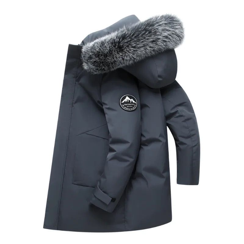 Eyal - Elegant Langermet Bouclier Parkas