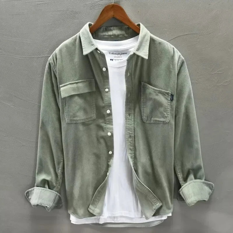 Aydin - Langermet Skjorte Med Lommer