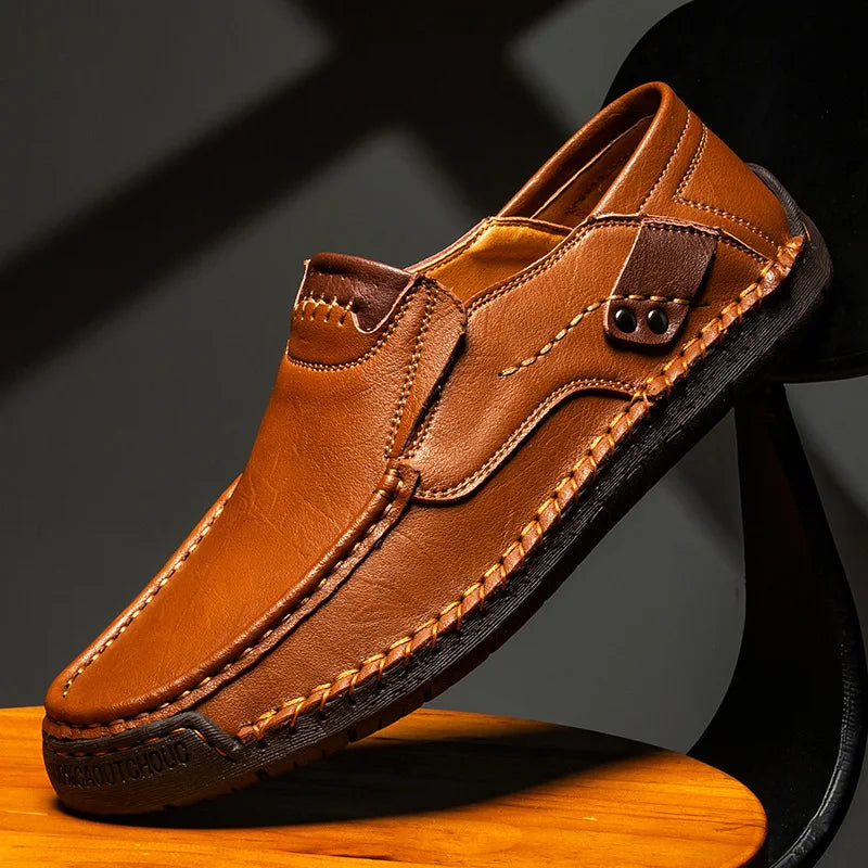 Razal – Elegante Slip On Loafers i Skinn