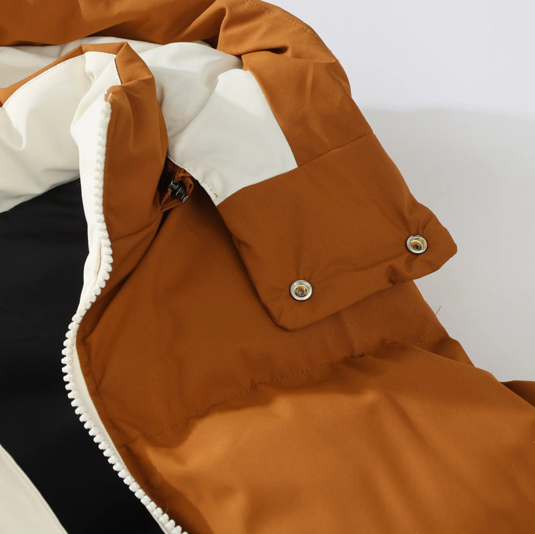 Tiziano - Varm Og Polstret Vest Med Hette