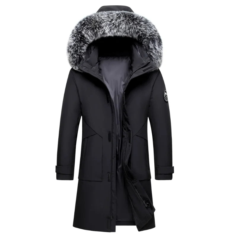 Eyal - Elegant Langermet Bouclier Parkas