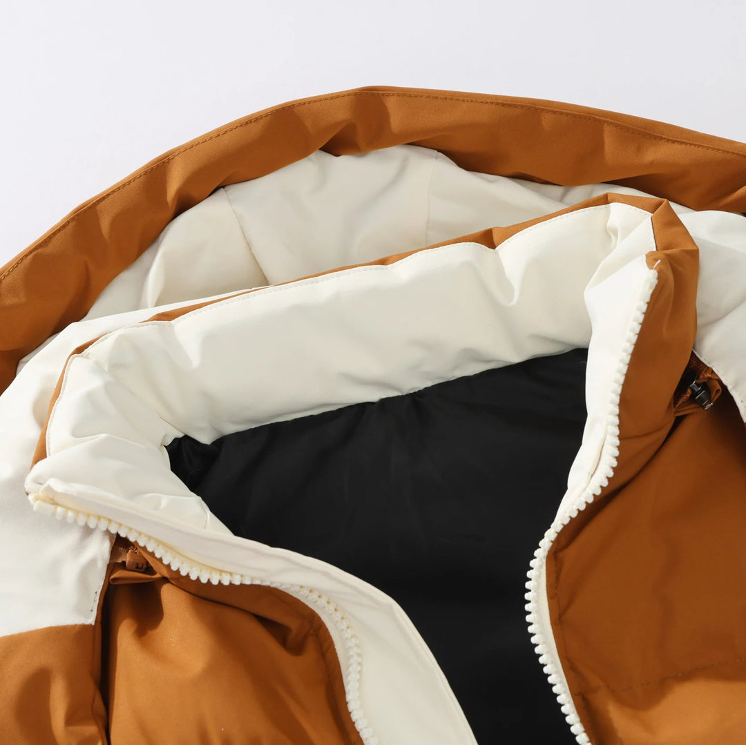 Tiziano - Varm Og Polstret Vest Med Hette