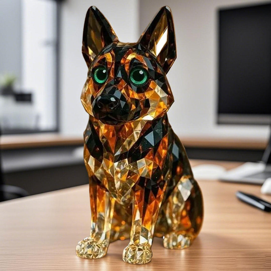 EternalPaws - Cristals Figur av en Tysk Schäferhund
