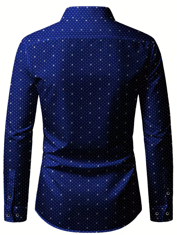 Spyros – Langermet Skjorte Med Knapper Foran