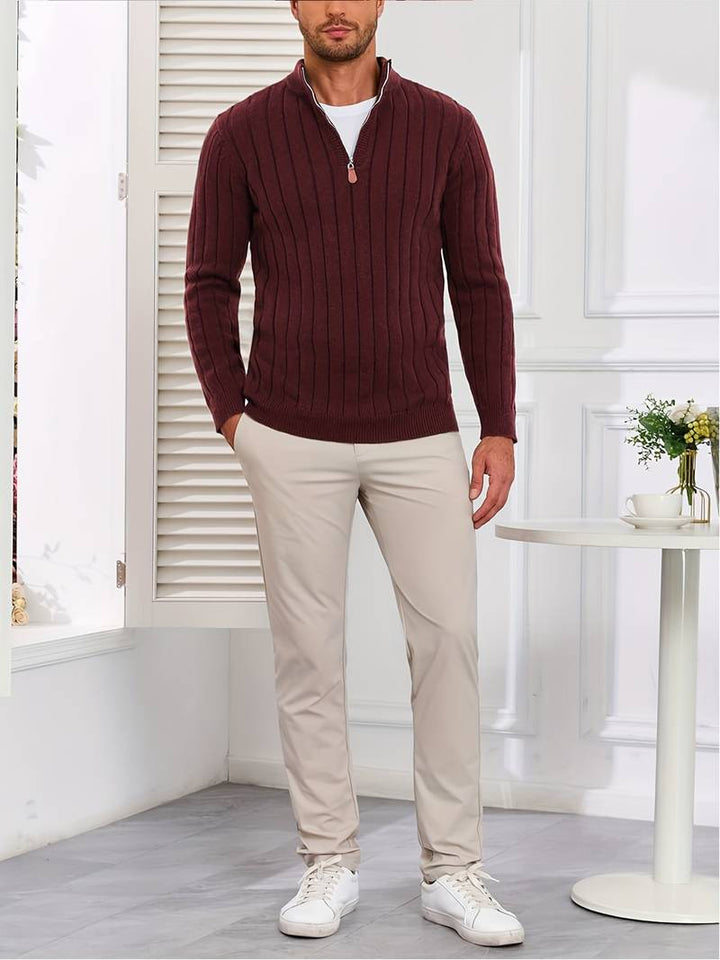 Yedidya - Uformell Langermet Strikket Genser