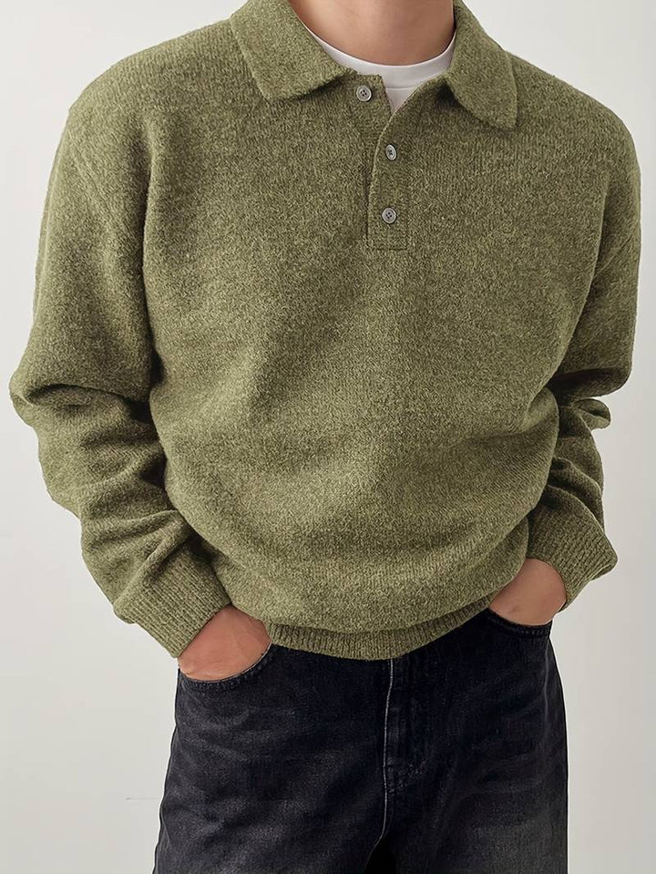 Eliran - Elegant Strikket Topp Med Langermet Høy Hals