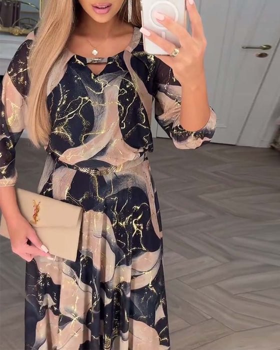 Eithne – Elegant Chiffong Kjole