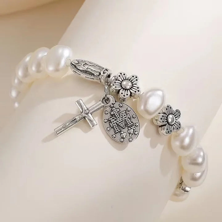 Ninetta - Serenity Jomfru Maria Daisy Armbånd