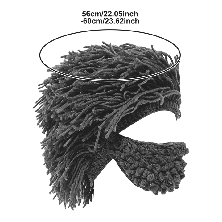 Grantley – Punk-stil Lue med Påsatt Rett Hårparykk