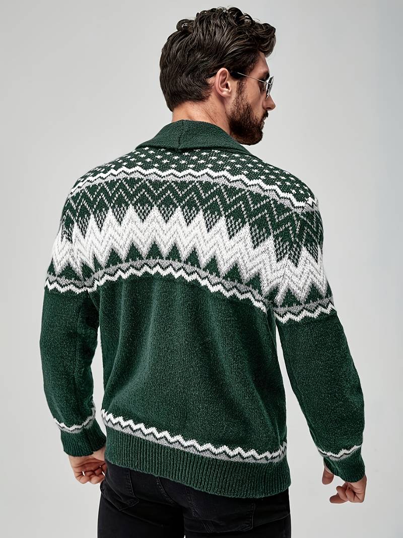 Elroy - Casual Genser Med Geometrisk Mønster