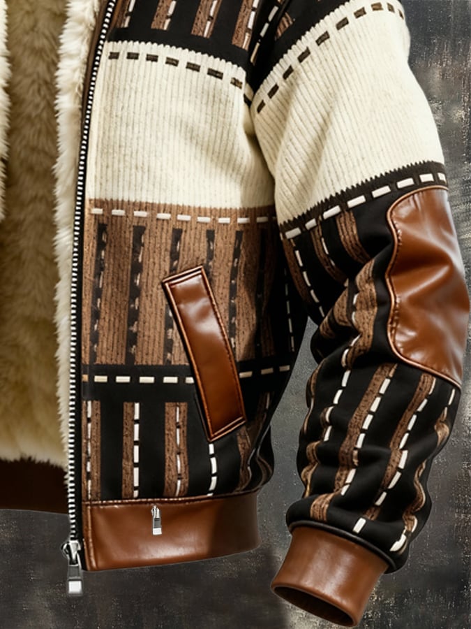 Gyasi - Fleecefôret Jakke med Glidelås