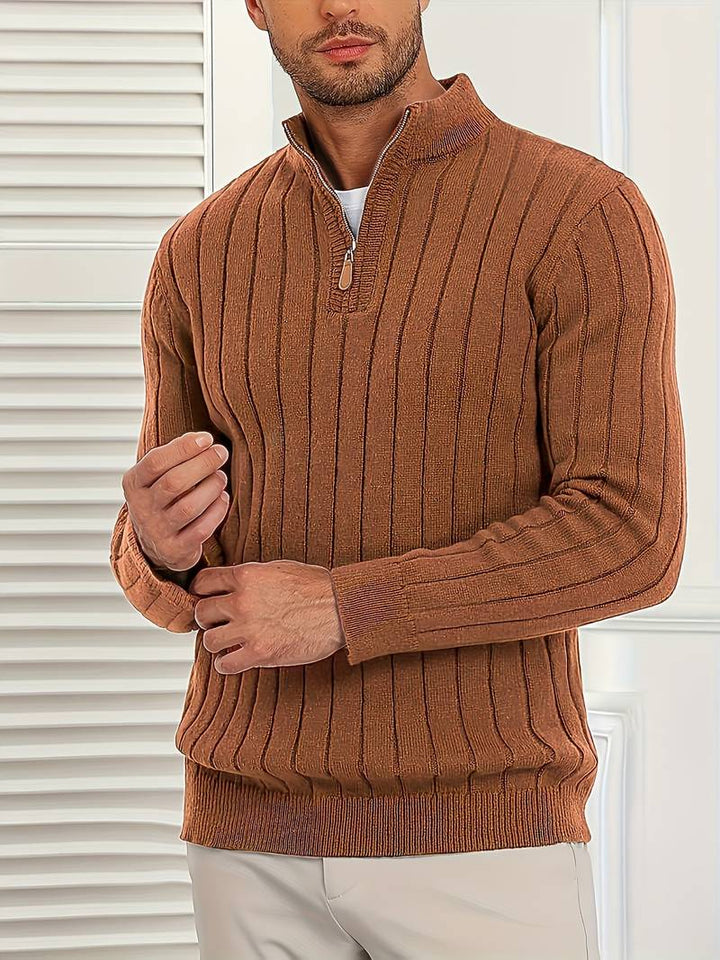 Yedidya - Uformell Langermet Strikket Genser