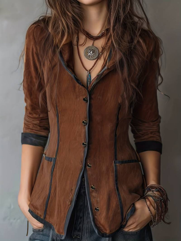 Yaara - Vintage Hettejakke Med Lange Ermer