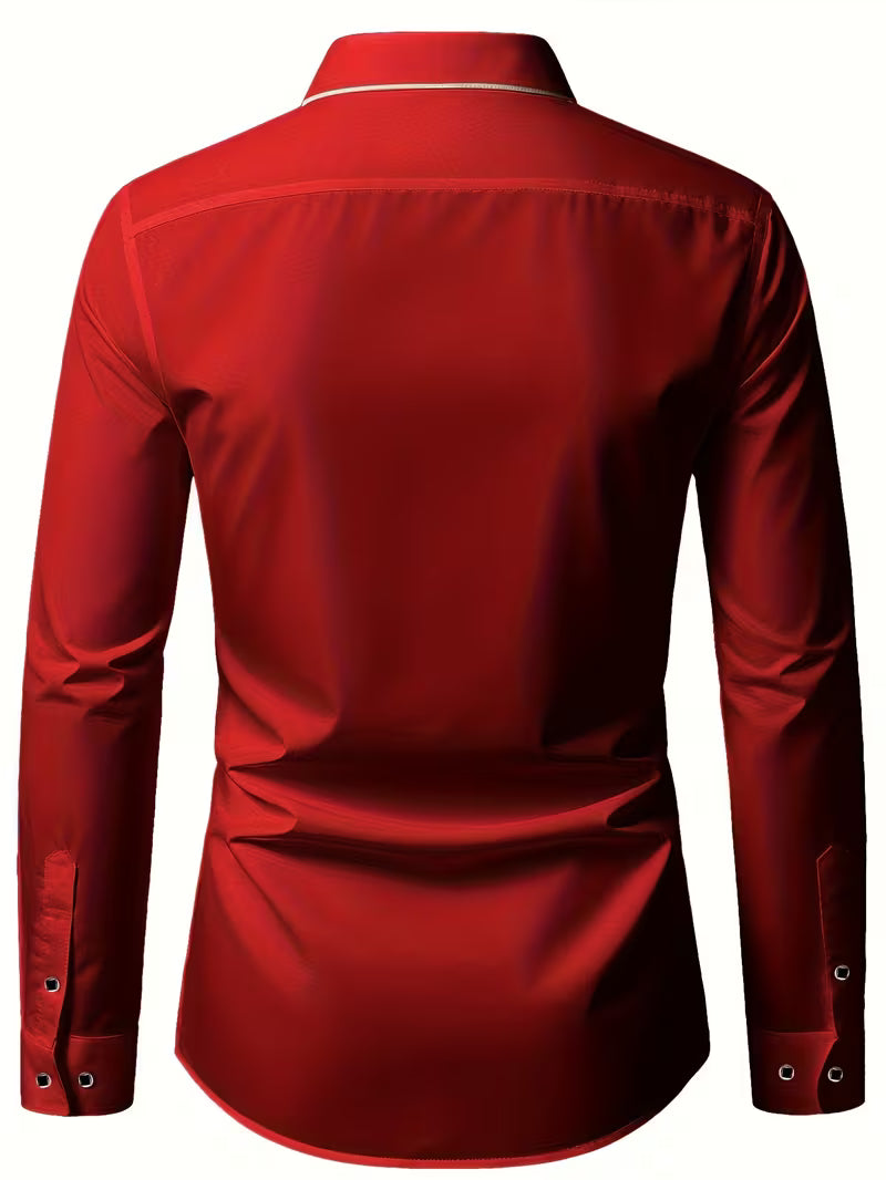 Daven - Uformell Smal Passform-Skjorte