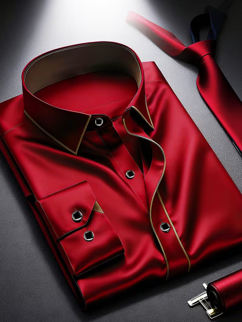 Daven - Uformell Smal Passform-Skjorte