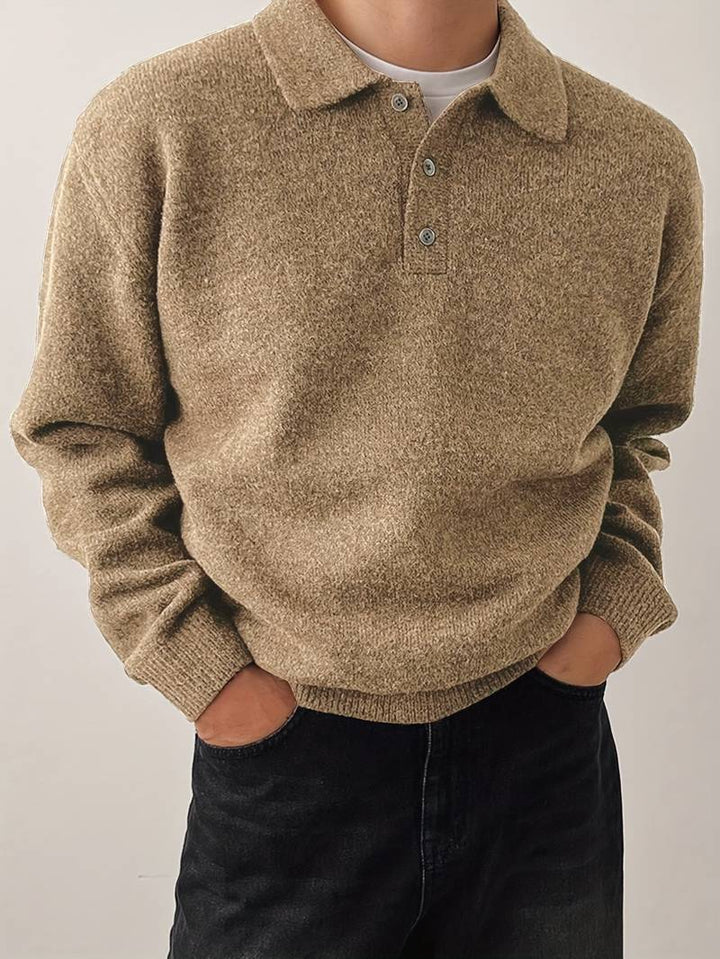 Eliran - Elegant Strikket Topp Med Langermet Høy Hals