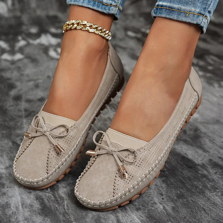 Rofia – Uformelle Sklisikre Loafers i Skinn