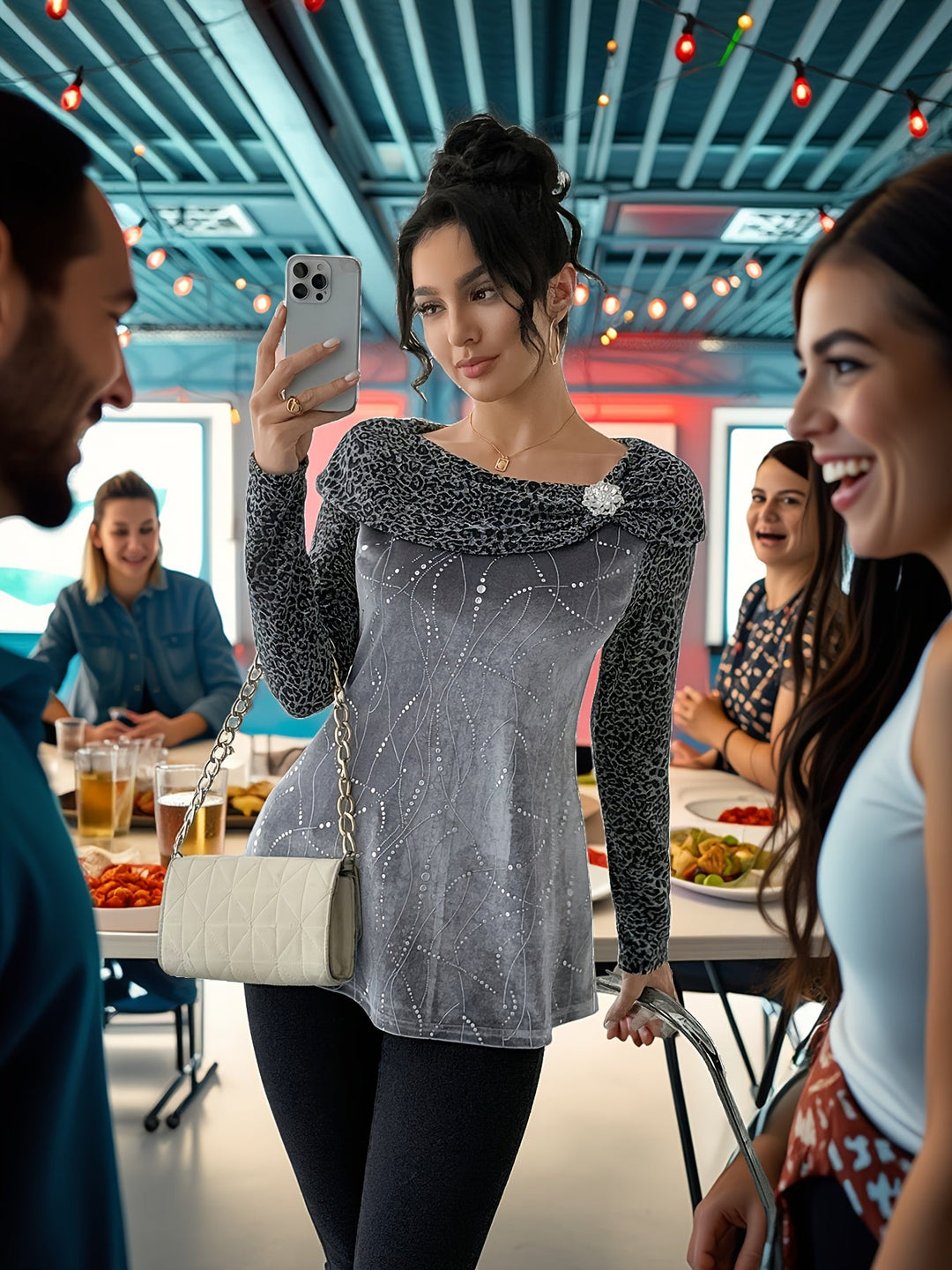 Hedda – Elegant Bluse Med Bare Skuldre