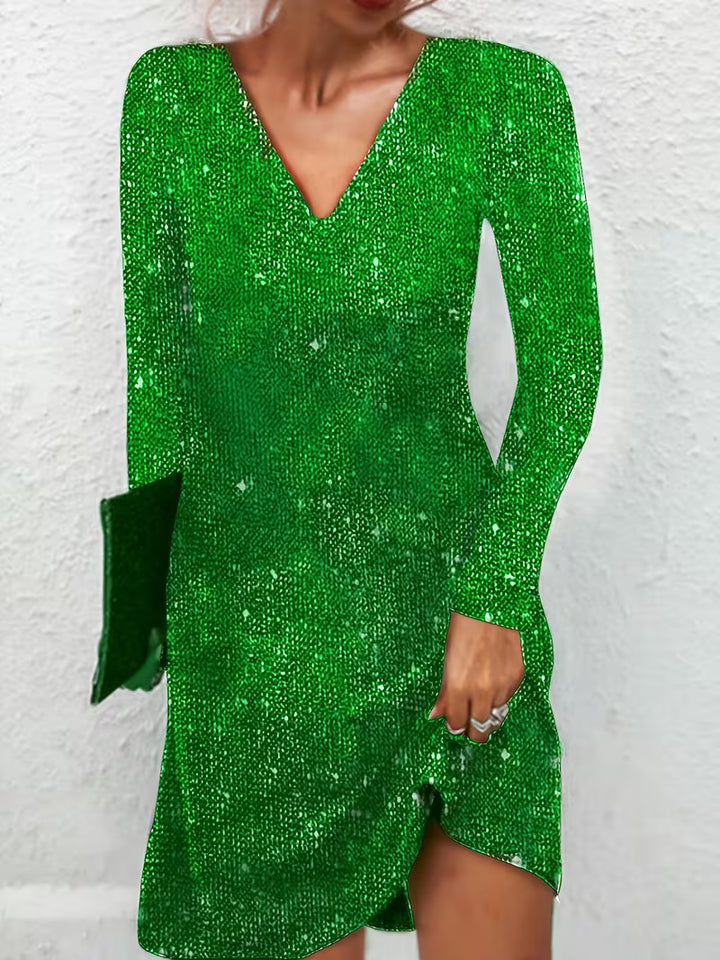 Eglantina - Midikjole Med Tunge Broderte Perler