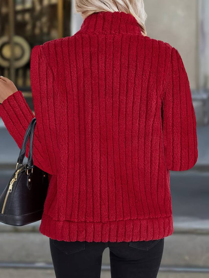 Zoharia - Stilig Vinterjakke Med Lange Ermer og Lomme