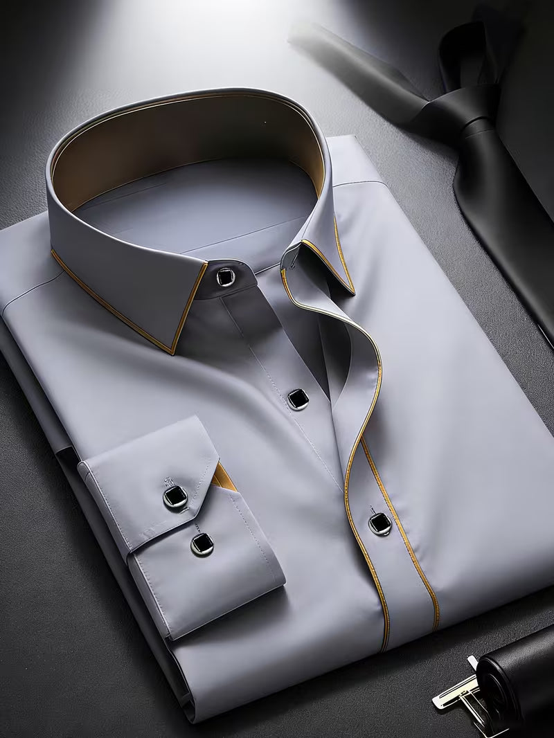 Daven - Uformell Smal Passform-Skjorte