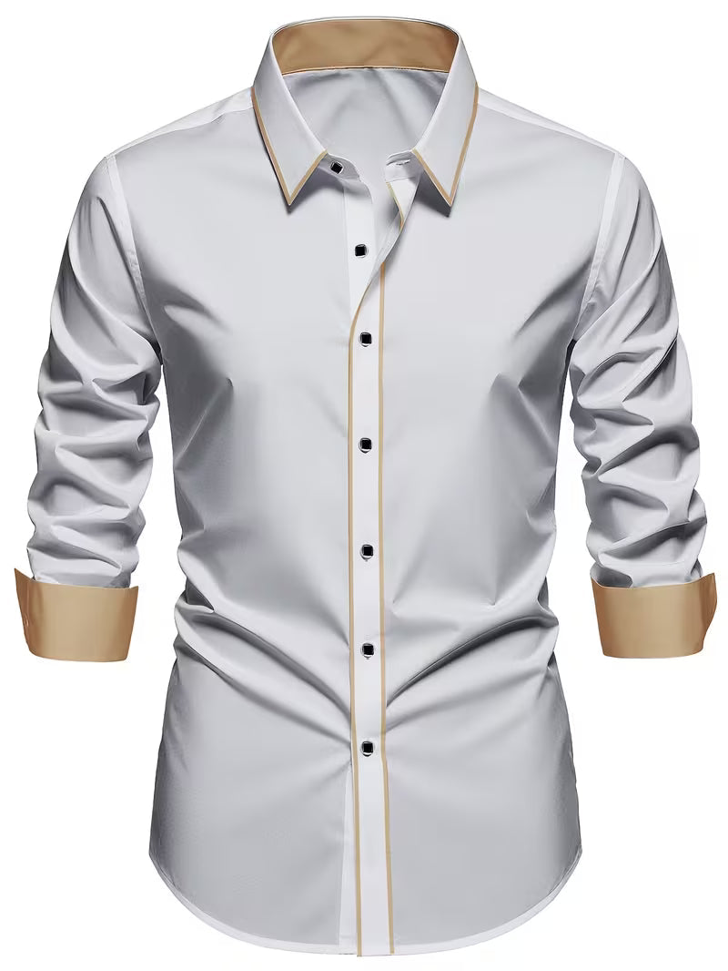 Daven - Uformell Smal Passform-Skjorte