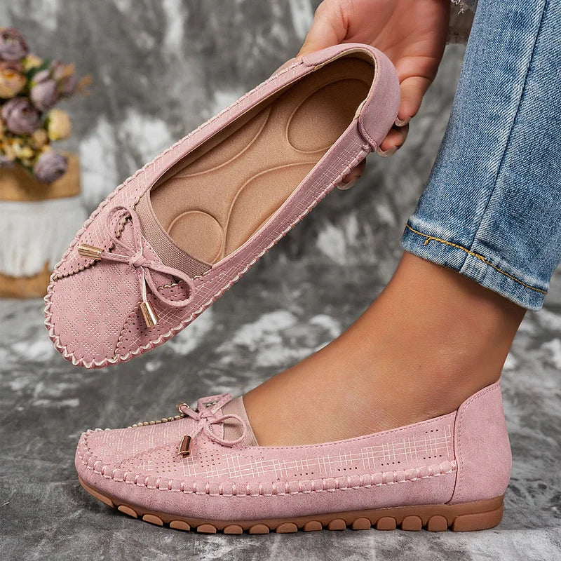 Rofia – Uformelle Sklisikre Loafers i Skinn