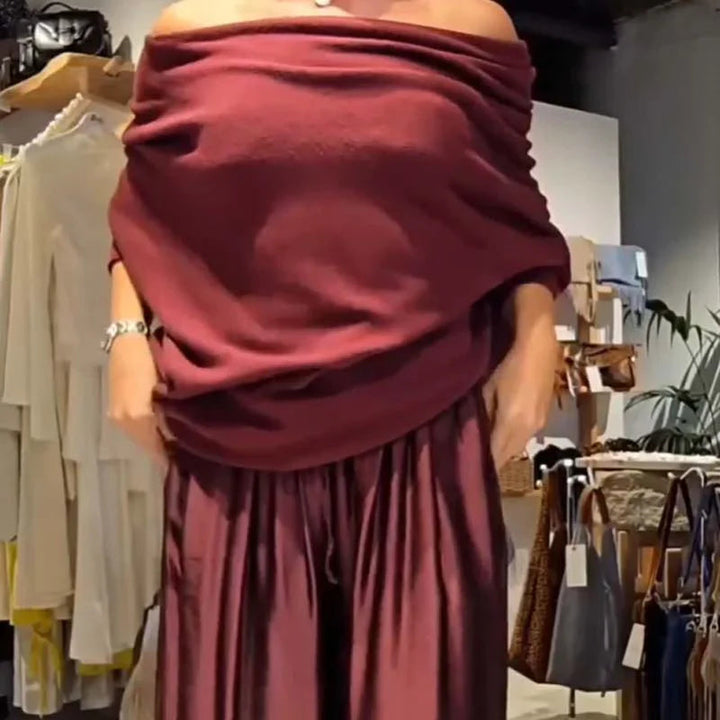 Ilana - Elegant Kjole Med Bare Skuldre